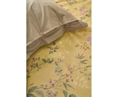 Pip Studio Perkelio patalynės komplektas Bodhi Flower Geltona Pagalvės matmenys - 50x70 cm, Antklodės matmenys - 200x220 cm
