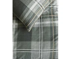 Riviera Maison Patalynės komplektas Tartan Check Žalias Pagalvės matmenys - 50x70 cm, Antklodės matmenys - 140x200 cm