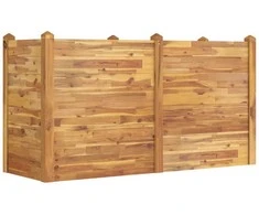 Aukštas sodo lovelis, 160x60x84cm, akacijos medienos masyvas