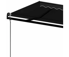 Automatinė ištraukiama markizė, antracito spalvos, 600x350cm