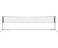 Badmintono tinklas su plunksninukais, 600x155 cm