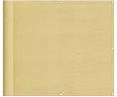 Balkono pertvara, smėlio, 90x700cm, 100% oksfordo poliesteris