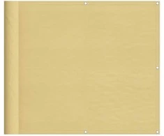 Balkono pertvara, smėlio, 90x800cm, 100% oksfordo poliesteris