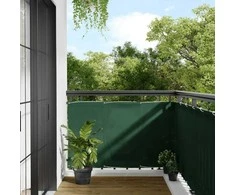 Balkono pertvara, tamsiai žalia, 90x700cm, 100% poliesteris
