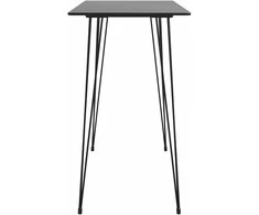 Baro stalas, juodos spalvos, 120x60x105cm