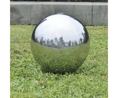 Baseino fontanas-sfera su LED, nerūd. plienas, 40 cm