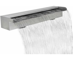 Baseino fontanas, stačiakampio formos, nerūdijantis plienas, 60cm
