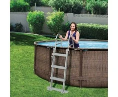 Bestway Apsauginės baseino kopetėlės Flowclear, 4 laipteliai, 122cm