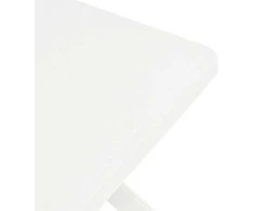 Bistro staliukas, baltos spalvos, 70x70x72cm, plastikas