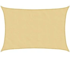Burė nuo saulės, smėlio, 5x3m, 100% oksfordo poliesteris