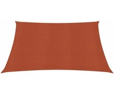 Burė nuo saulės, terakota spalvos, 3,6x3,6m, HDPE, 160g/m²