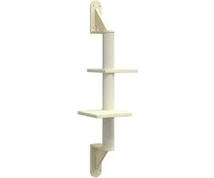 Draskyklė katėms su draskymo stovu, kreminė, 108cm