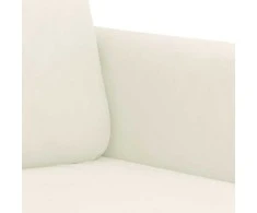 Dvivietė sofa, kreminės spalvos, 120cm, aksomas