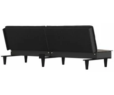 Dvivietė sofa-lova, taupe spalvos, audinys