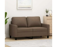 Dvivietė sofa, rudos spalvos, 120cm, audinys
