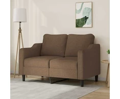 Dvivietė sofa, rudos spalvos, 120cm, audinys