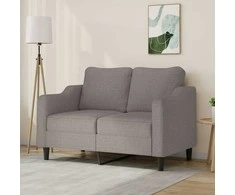 Dvivietė sofa, taupe spalvos, 140cm, audinys