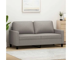 Dvivietė sofa, taupe spalvos, 140cm, audinys