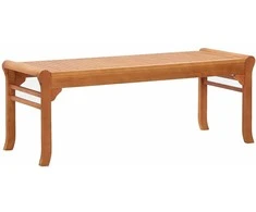 Dvivietis sodo suoliukas, 120cm, eukalipto medienos masyvas