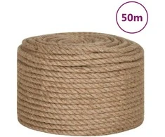 Džiuto virvė, 50m ilgio, 10mm storio