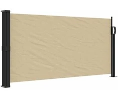 Ištraukiama šoninė markizė, smėlio spalvos, 100x300cm
