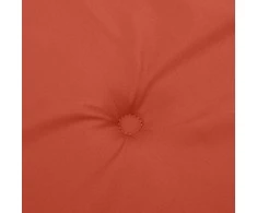 Kėdės pagalvėlės, 4vnt., raudonos, 120x50x4cm, audinys