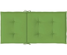 Kėdės pagalvėlės, 4vnt., žalios, 100x50x4cm, audinys