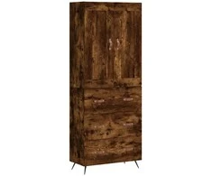 Komoda, dūminio ąžuolo spalvos, 69,5x34x180cm, apdirbta mediena