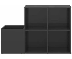 Koridoriaus spintelė batams, pilka, 105x35,5x70cm, mediena