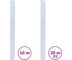 Langų plėvelės, 3vnt., skaidri pilka, PVC, statinė, matinė