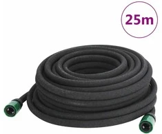 Lašelinio sodo laistymo žarna, juodos spalvos, 0,6", 25m, guma
