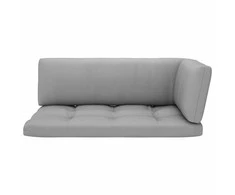 Lauko baldų komplektas Dvivietė sofa iš palečių su pagalvėlėmis, impregnuota pušis