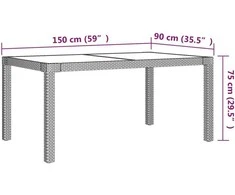 Lauko baldų komplektas su pagalvėmis, 7 dalių, pilkas, ratanas