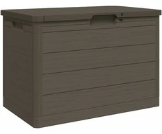 Lauko dėžė pagalvėlėms, ruda, 77,5x44,5x53cm, PP