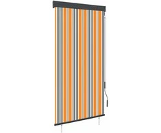 Lauko roletas, geltonos ir mėlynos spalvų, 80x250cm