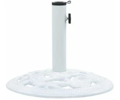Lauko skėčio pagrindas, baltos spalvos, 9kg, 40cm, ketus