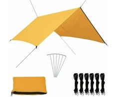 Lauko tentas, geltonos spalvos, 3x2,85m