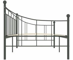 Lovos rėmas, pilkos spalvos, 90x200cm, metalas