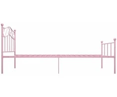 Lova Lovos rėmas, rožinės spalvos, 100x200cm, metalas