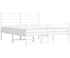 Lova Lovos rėmas su galvūgaliu/kojūgaliu, baltas, 140x200cm, metalas