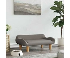Lova šunims, taupe spalvos, 70x40x24cm, audinys