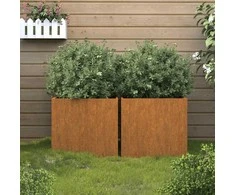 Loveliai, 2vnt., 42x40x39cm, Corten plienas