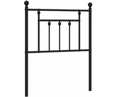 Metalinis galvūgalis, juodos spalvos, 75cm