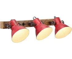 Pakabinamas šviestuvas Sieninis šviestuvas, baltintas raudonas, 65x25cm, 25W, E27