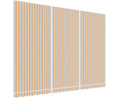 Pakaitinis audinys markizei, įvairių spalvų, 5x3,5m, dryžuotas