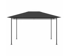 Pavėsinė, antracito spalvos, 384x281x270 cm, 180g/m²