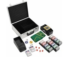 Pokerio žetonų rinkinys, 300vnt., 11,5g