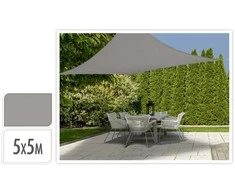 ProGarden Uždanga, pilkos spalvos, 5x5m, kvadratinė