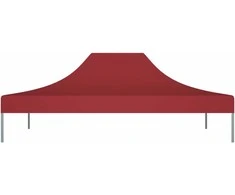 Proginės palapinės stogas, tamsiai raudonas, 4,5x3m, 270 g/m²