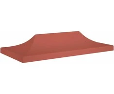 Proginės palapinės stogas, terakota spalvos, 6x3m, 270 g/m²